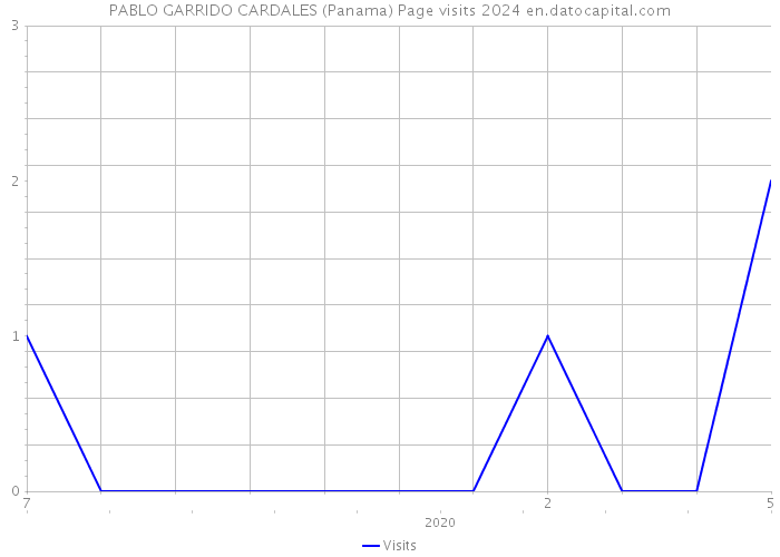 PABLO GARRIDO CARDALES (Panama) Page visits 2024 