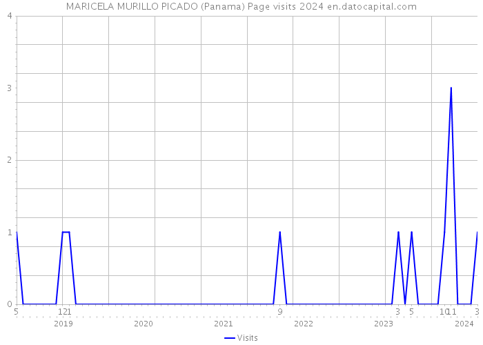 MARICELA MURILLO PICADO (Panama) Page visits 2024 