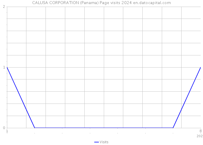 CALUSA CORPORATION (Panama) Page visits 2024 