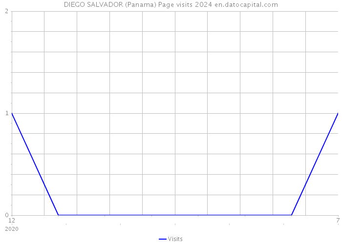 DIEGO SALVADOR (Panama) Page visits 2024 