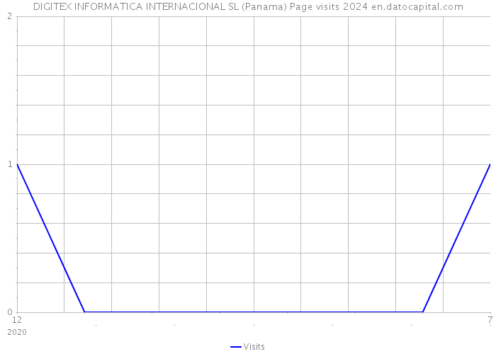 DIGITEX INFORMATICA INTERNACIONAL SL (Panama) Page visits 2024 