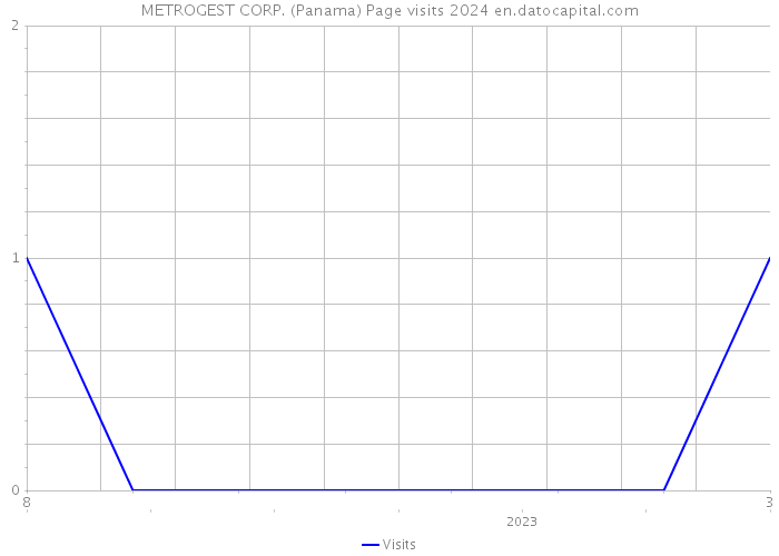 METROGEST CORP. (Panama) Page visits 2024 