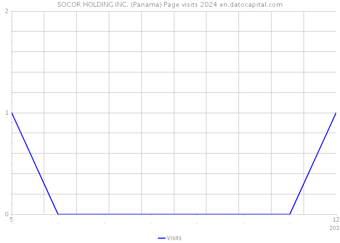 SOCOR HOLDING INC. (Panama) Page visits 2024 