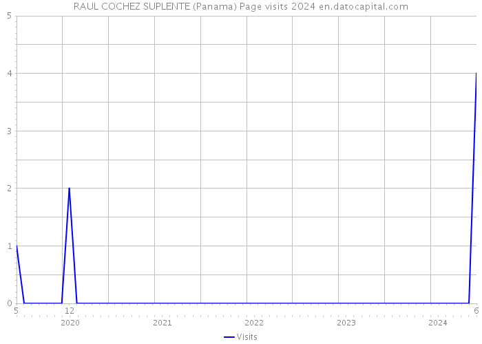 RAUL COCHEZ SUPLENTE (Panama) Page visits 2024 