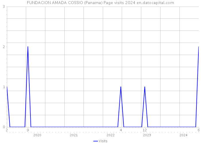FUNDACION AMADA COSSIO (Panama) Page visits 2024 