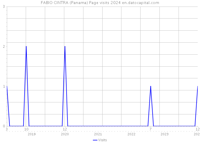 FABIO CINTRA (Panama) Page visits 2024 