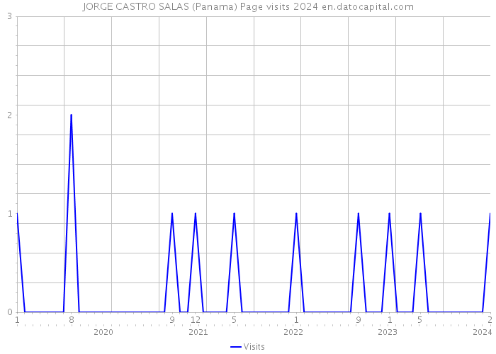 JORGE CASTRO SALAS (Panama) Page visits 2024 