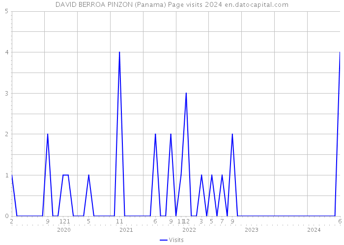 DAVID BERROA PINZON (Panama) Page visits 2024 