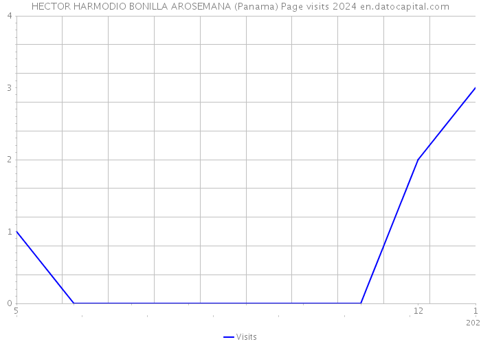 HECTOR HARMODIO BONILLA AROSEMANA (Panama) Page visits 2024 