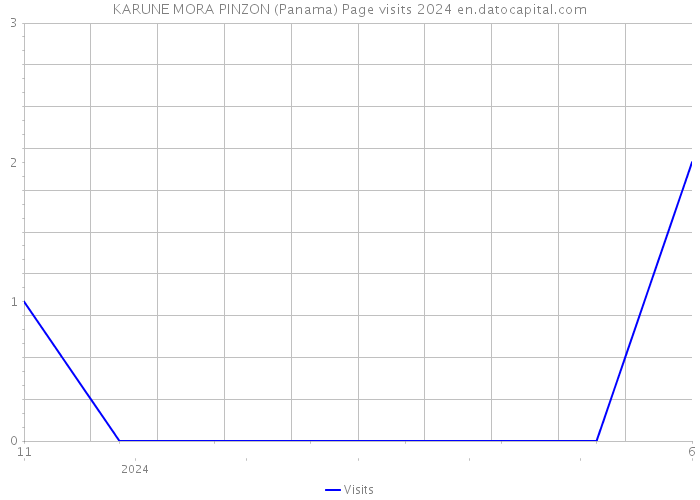 KARUNE MORA PINZON (Panama) Page visits 2024 