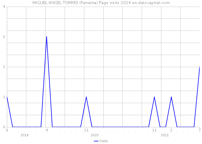 MIGUEL ANGEL TORRES (Panama) Page visits 2024 