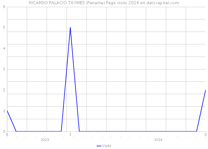 RICARDO PALACIO TAYMES (Panama) Page visits 2024 