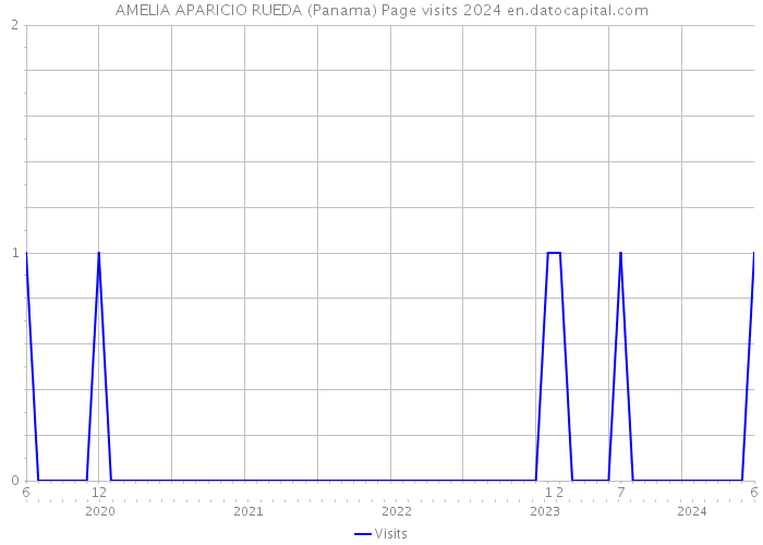 AMELIA APARICIO RUEDA (Panama) Page visits 2024 