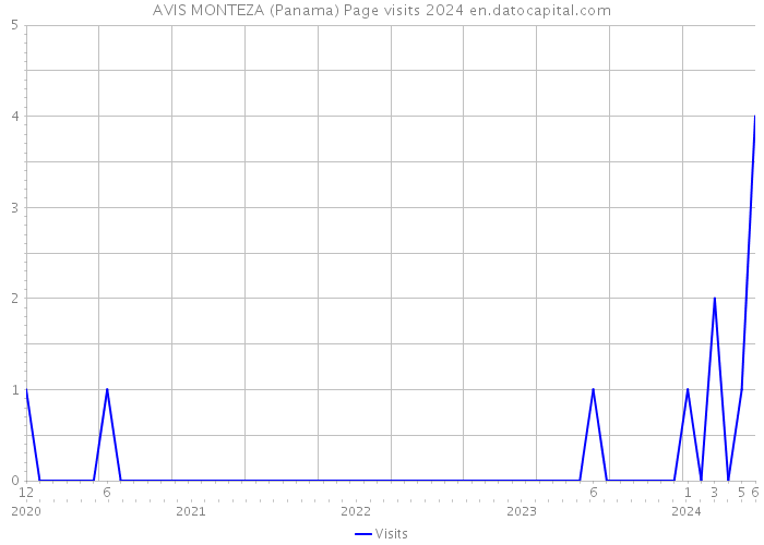 AVIS MONTEZA (Panama) Page visits 2024 