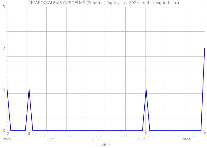 RICARDO ALEXIS CARDENAS (Panama) Page visits 2024 