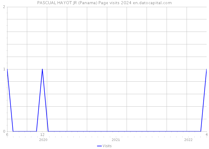 PASCUAL HAYOT JR (Panama) Page visits 2024 