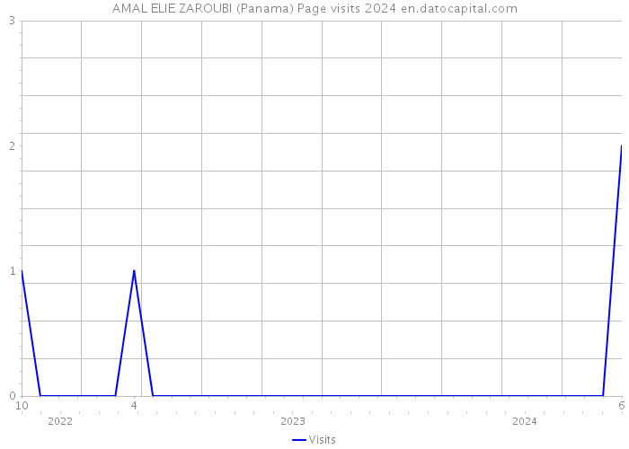 AMAL ELIE ZAROUBI (Panama) Page visits 2024 
