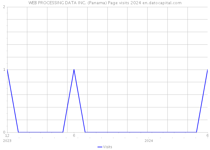 WEB PROCESSING DATA INC. (Panama) Page visits 2024 