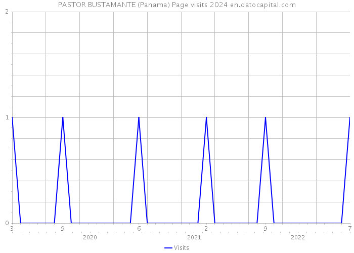 PASTOR BUSTAMANTE (Panama) Page visits 2024 