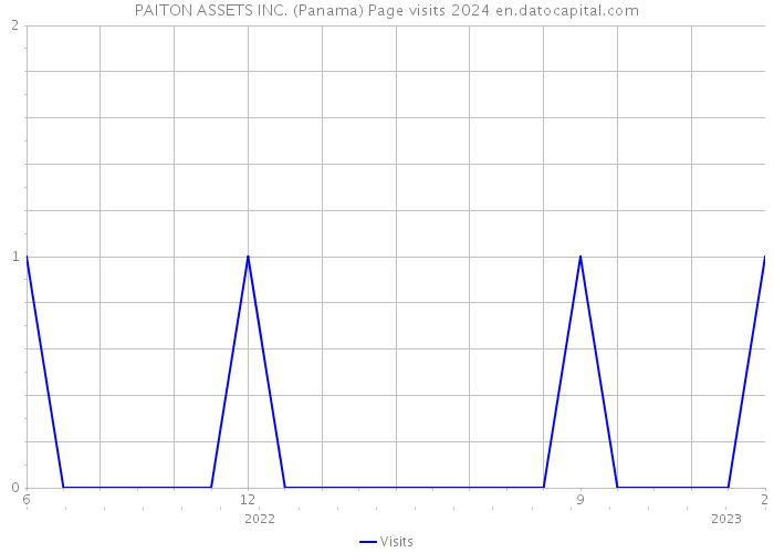 PAITON ASSETS INC. (Panama) Page visits 2024 