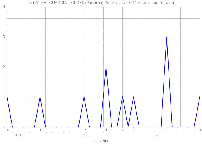 NATANAEL GUARDIA TORRES (Panama) Page visits 2024 