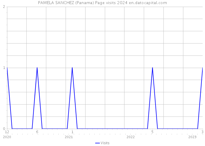 PAMELA SANCHEZ (Panama) Page visits 2024 