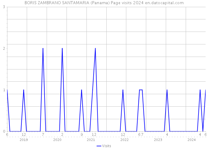 BORIS ZAMBRANO SANTAMARIA (Panama) Page visits 2024 