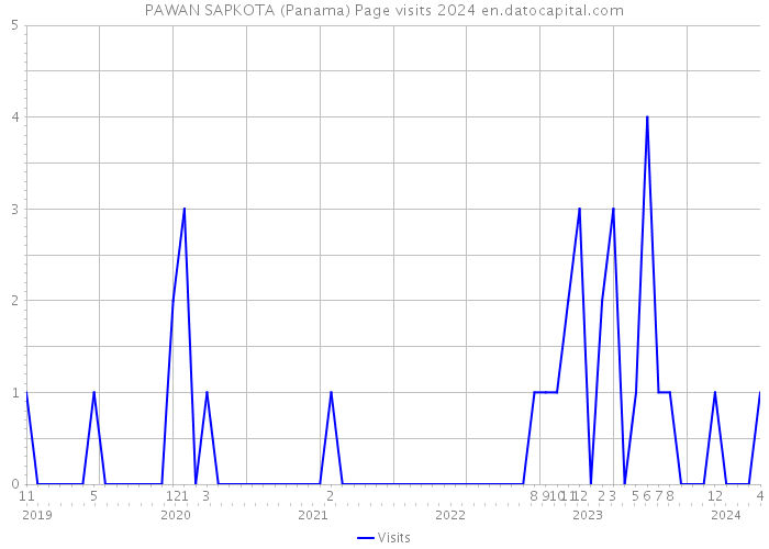 PAWAN SAPKOTA (Panama) Page visits 2024 