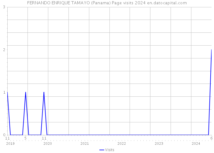 FERNANDO ENRIQUE TAMAYO (Panama) Page visits 2024 
