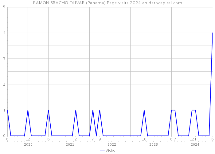 RAMON BRACHO OLIVAR (Panama) Page visits 2024 