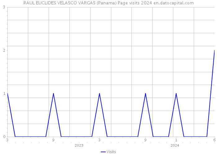RAUL EUCLIDES VELASCO VARGAS (Panama) Page visits 2024 