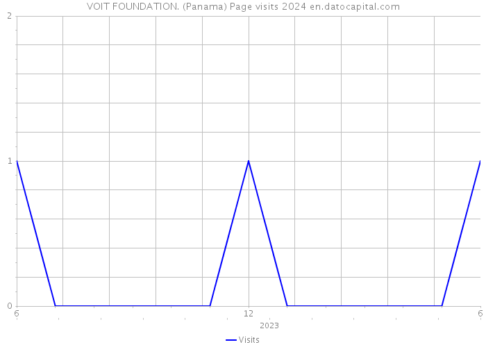 VOIT FOUNDATION. (Panama) Page visits 2024 