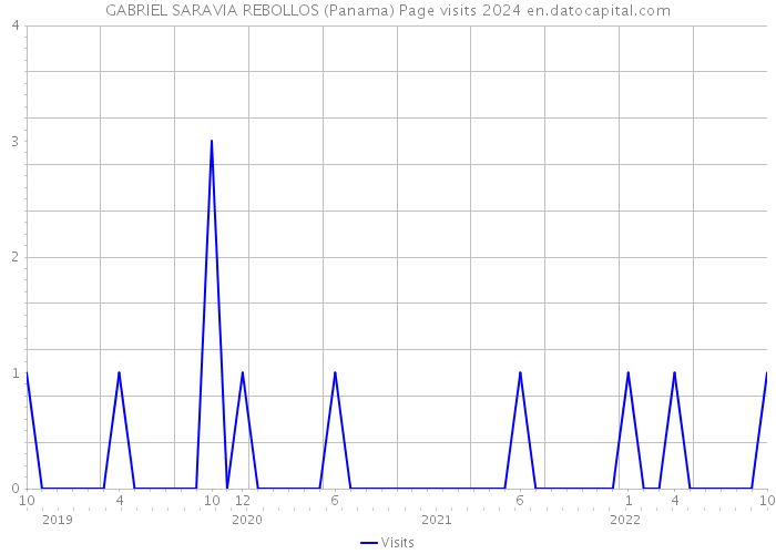 GABRIEL SARAVIA REBOLLOS (Panama) Page visits 2024 