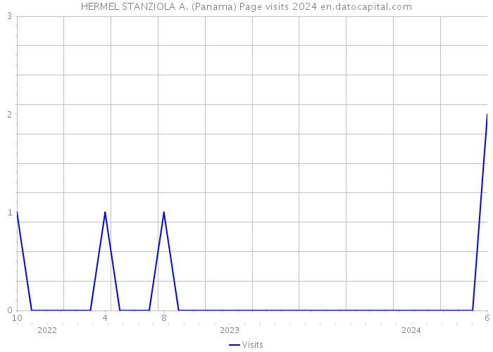 HERMEL STANZIOLA A. (Panama) Page visits 2024 