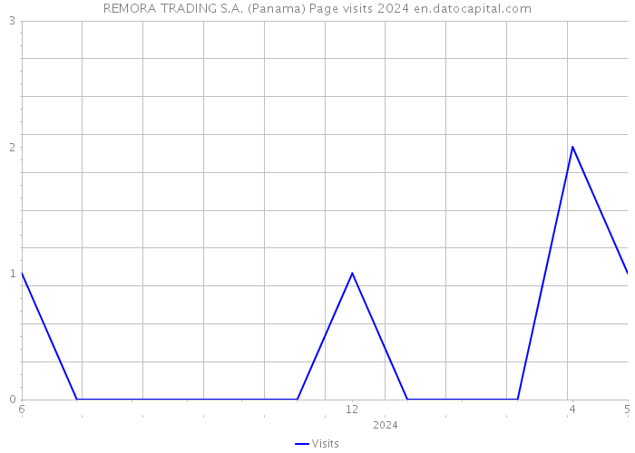 REMORA TRADING S.A. (Panama) Page visits 2024 