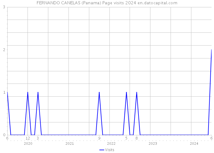 FERNANDO CANELAS (Panama) Page visits 2024 