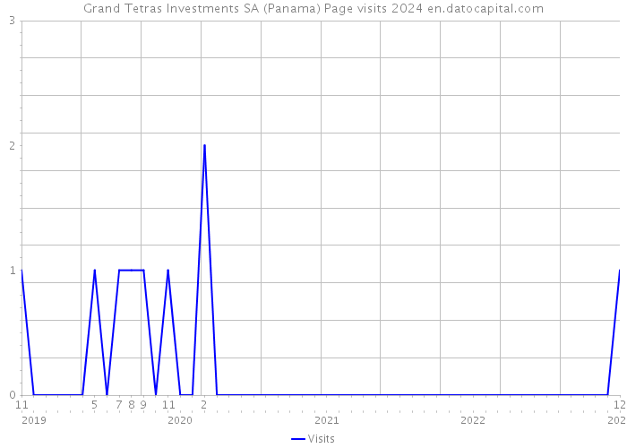 Grand Tetras Investments SA (Panama) Page visits 2024 