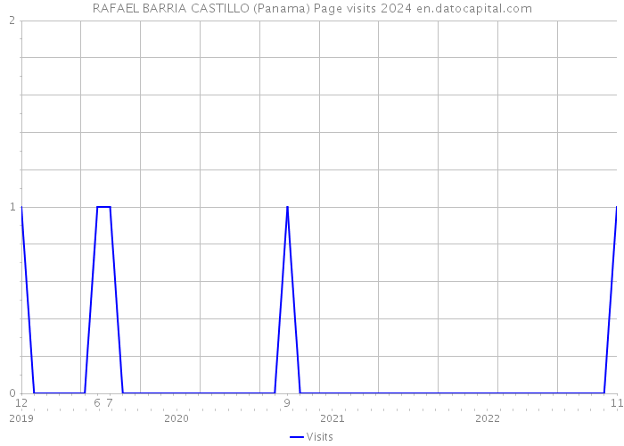 RAFAEL BARRIA CASTILLO (Panama) Page visits 2024 