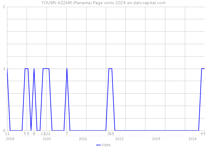 YOUSRI AZZAM (Panama) Page visits 2024 
