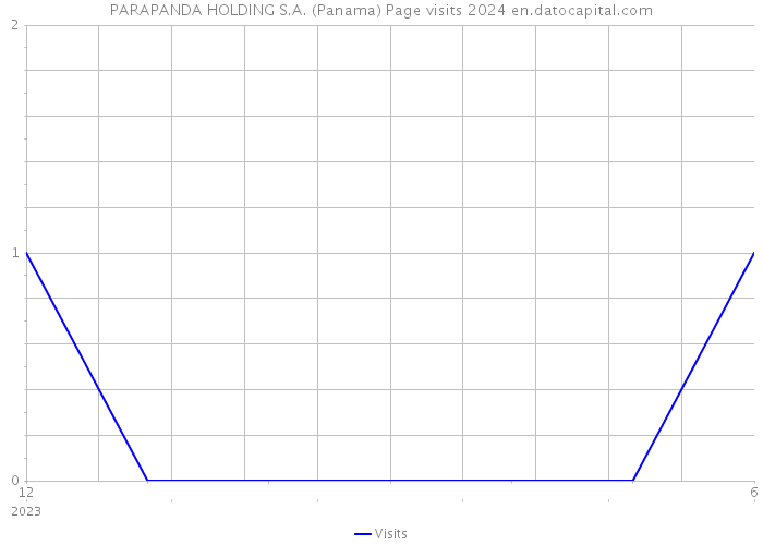 PARAPANDA HOLDING S.A. (Panama) Page visits 2024 