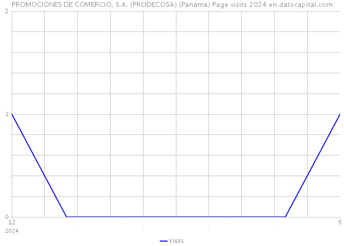 PROMOCIONES DE COMERCIO, S.A. (PRODECOSA) (Panama) Page visits 2024 