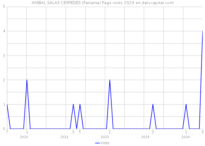 ANIBAL SALAS CESPEDES (Panama) Page visits 2024 