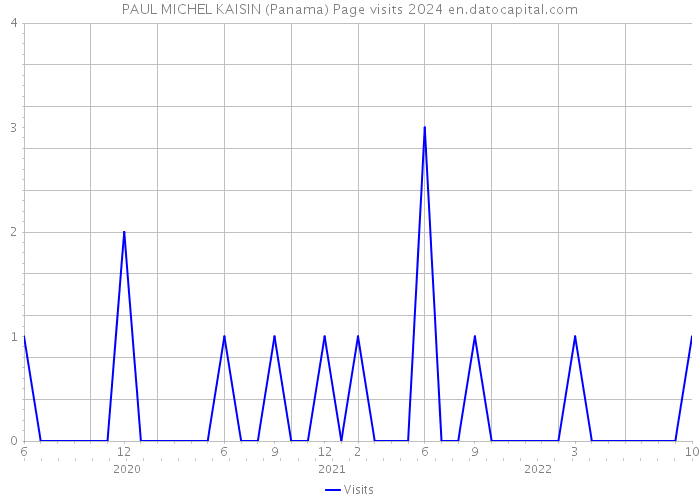 PAUL MICHEL KAISIN (Panama) Page visits 2024 