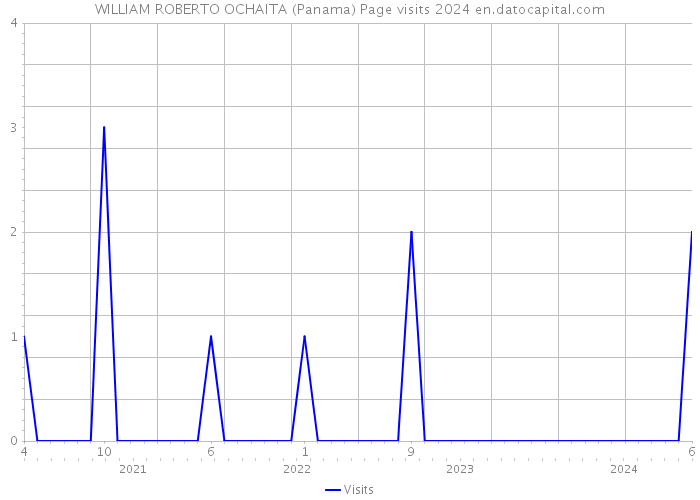 WILLIAM ROBERTO OCHAITA (Panama) Page visits 2024 