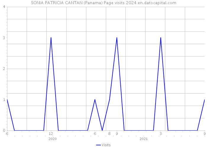 SONIA PATRICIA CANTAN (Panama) Page visits 2024 