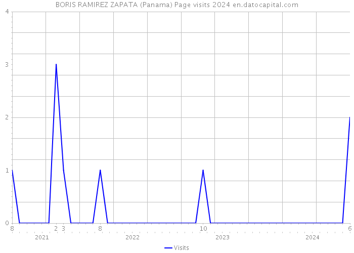 BORIS RAMIREZ ZAPATA (Panama) Page visits 2024 