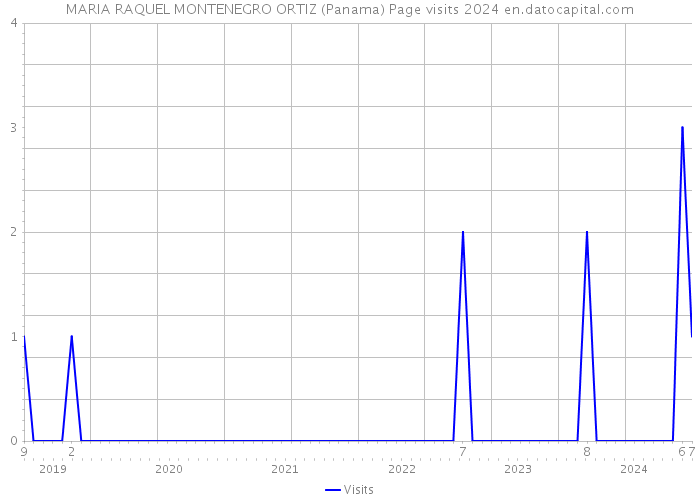 MARIA RAQUEL MONTENEGRO ORTIZ (Panama) Page visits 2024 