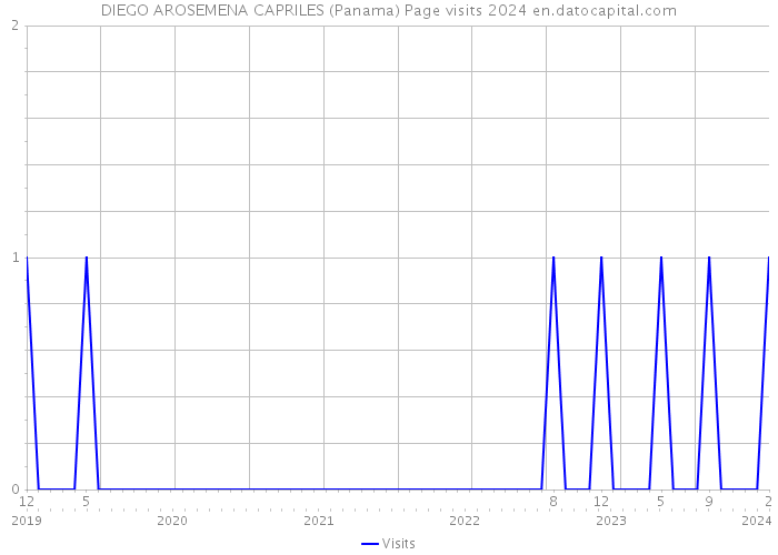 DIEGO AROSEMENA CAPRILES (Panama) Page visits 2024 