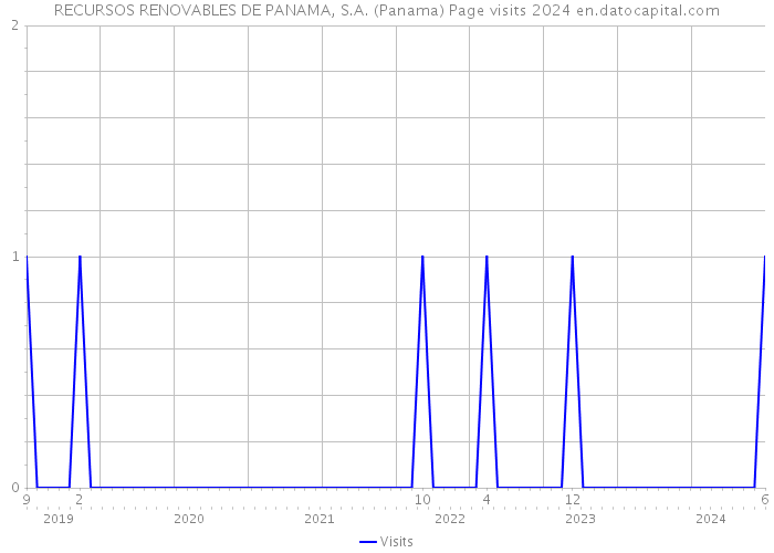 RECURSOS RENOVABLES DE PANAMA, S.A. (Panama) Page visits 2024 