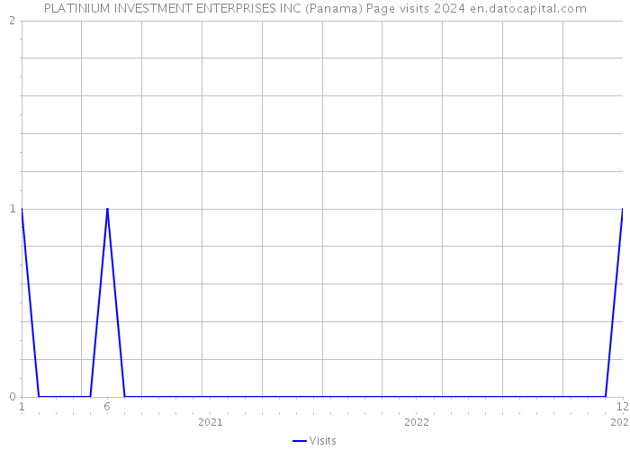 PLATINIUM INVESTMENT ENTERPRISES INC (Panama) Page visits 2024 